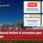 Sand Point 6 arrestos por pelea