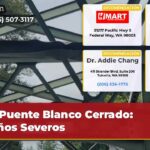 Puente Blanco Cerrado Daños Severos