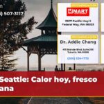 Seattle Calor hoy fresco maana