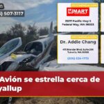 Avión se estrella cerca de Puyallup