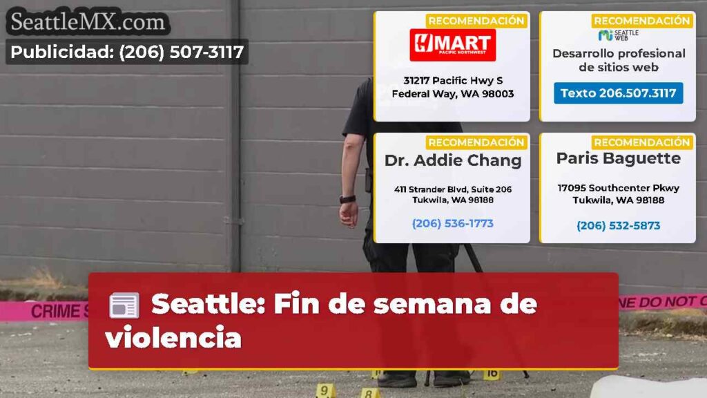 Seattle: Fin de semana de violencia