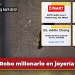 Robo millonario en joyería