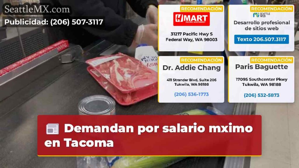 Demandan por salario mximo en Tacoma