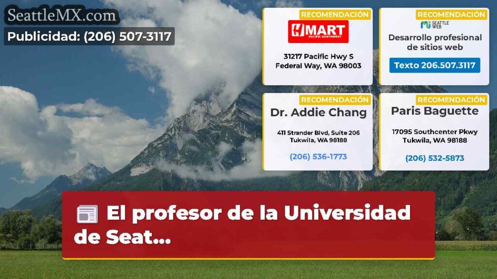El profesor de la Universidad de Seat...