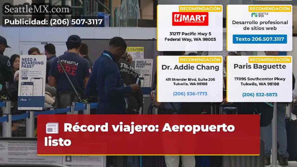 Récord viajero: Aeropuerto listo