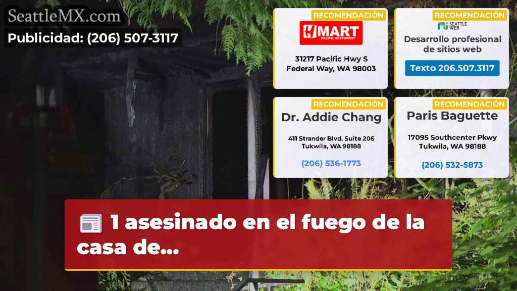 1 asesinado en el fuego de la casa de...