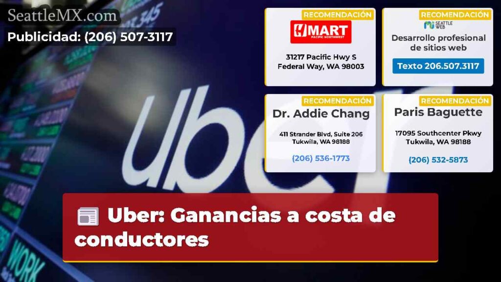 Uber: Ganancias a costa de conductores
