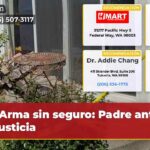 Arma sin seguro Padre ante la justicia