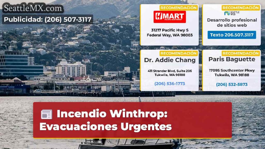 Incendio Winthrop: Evacuaciones Urgentes