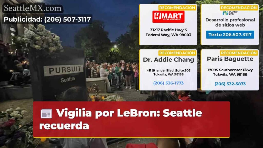 Vigilia por LeBron: Seattle recuerda