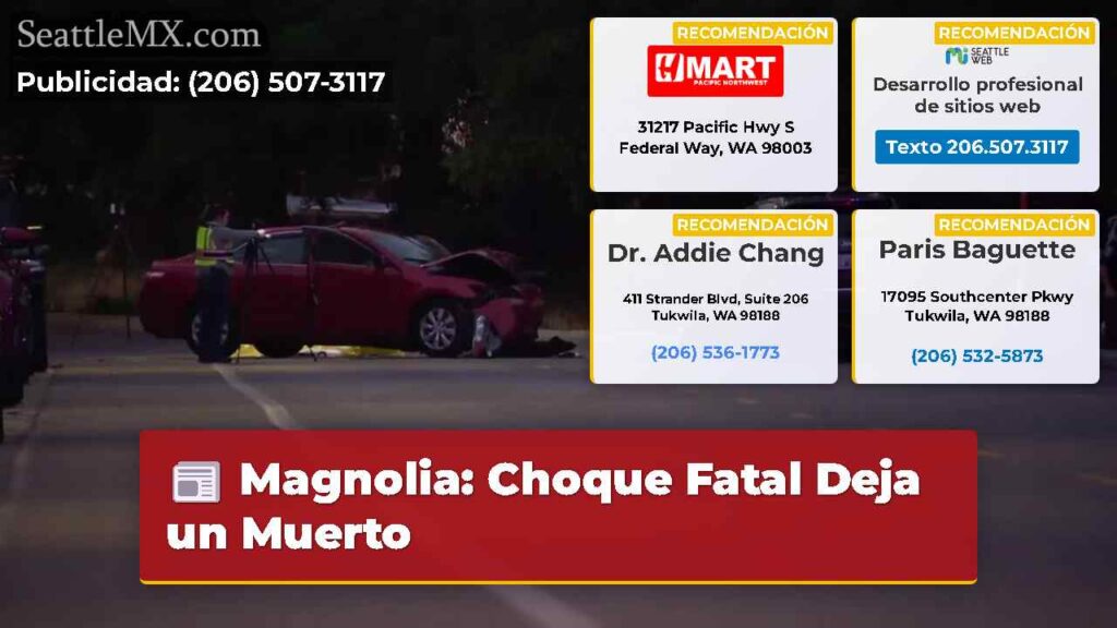 Magnolia: Choque Fatal Deja un Muerto