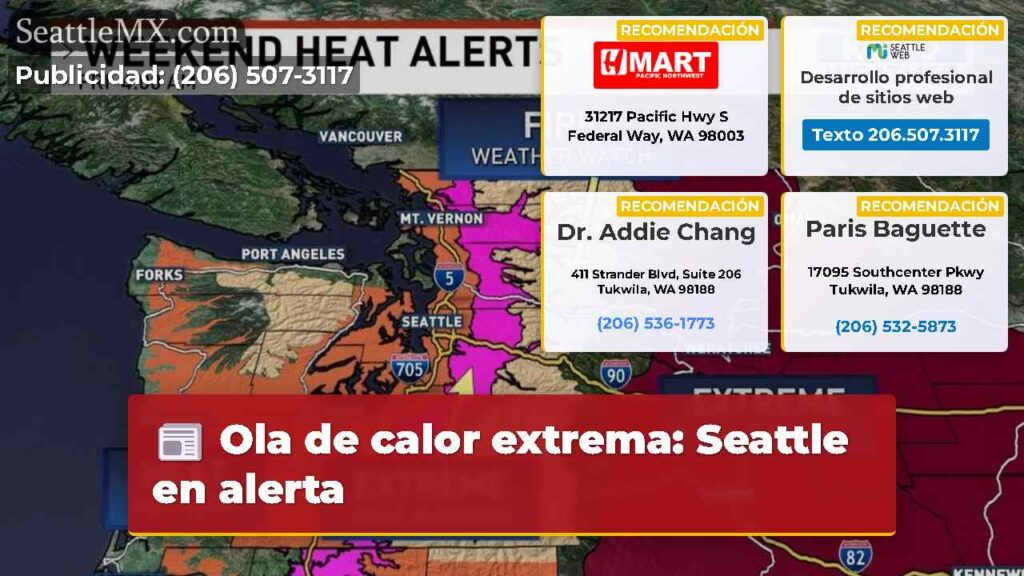 Ola de calor extrema: Seattle en alerta