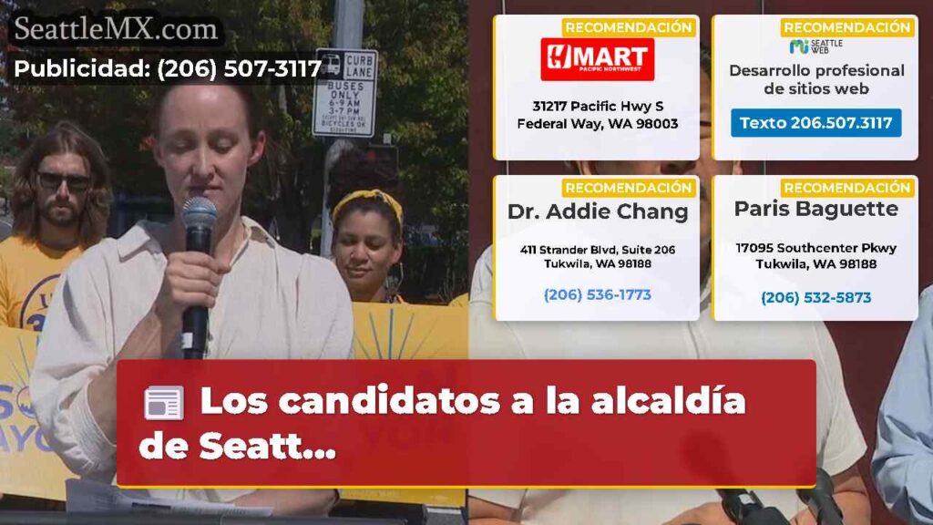 Los candidatos a la alcaldía de Seatt...