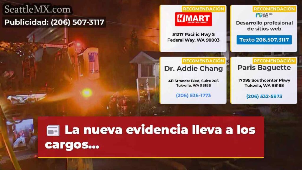La nueva evidencia lleva a los cargos...