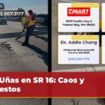 Uñas en SR 16 Caos y Arrestos