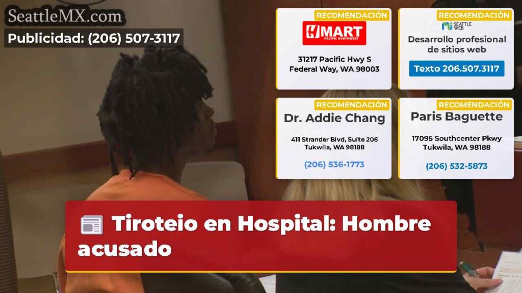 Tiroteio en Hospital: Hombre acusado
