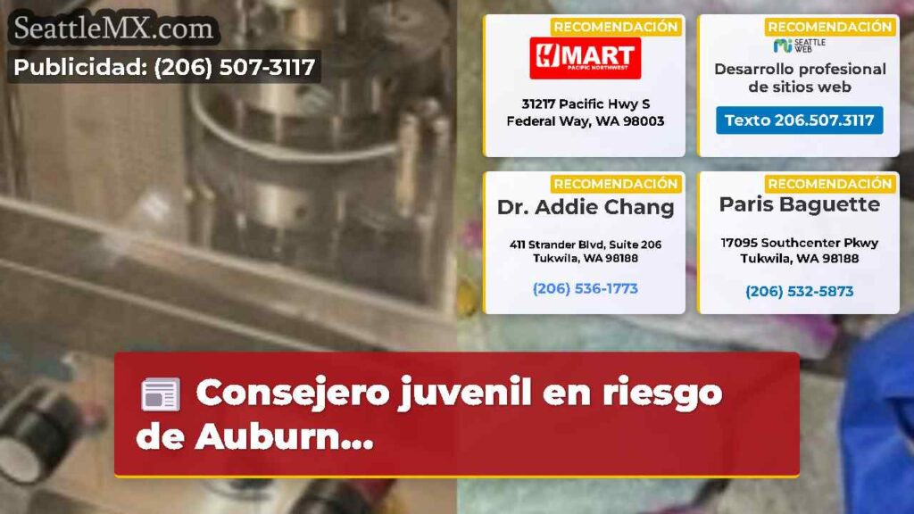 Consejero juvenil en riesgo de Auburn...