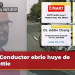 Conductor ebrio huye de Seattle