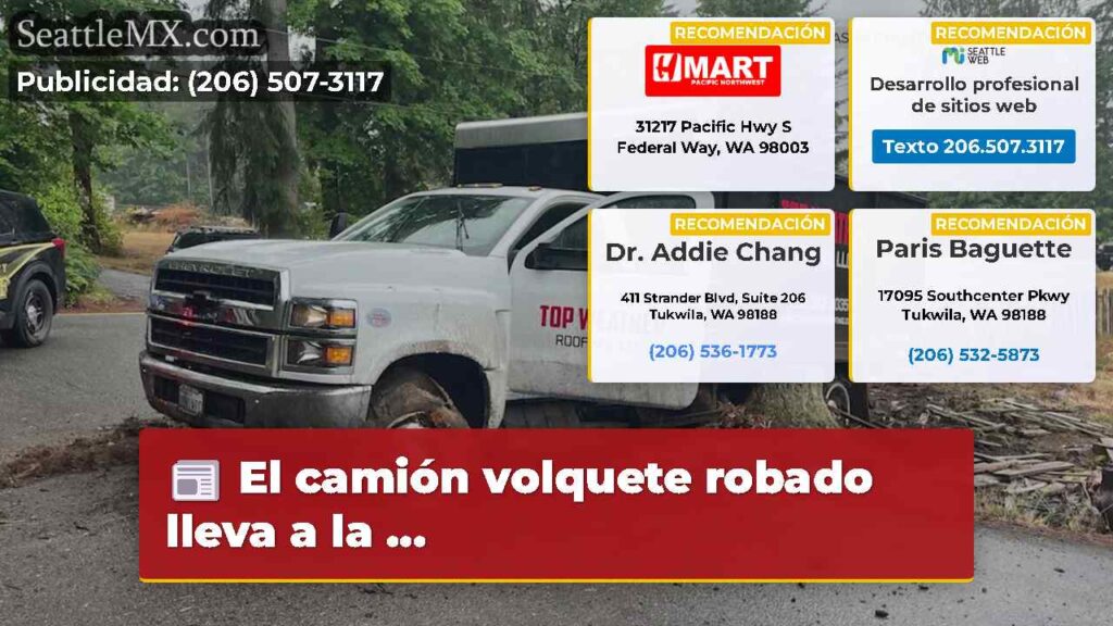 El camión volquete robado lleva a la ...