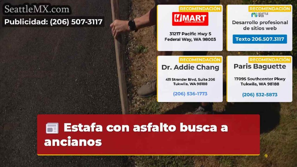 Estafa con asfalto busca a ancianos