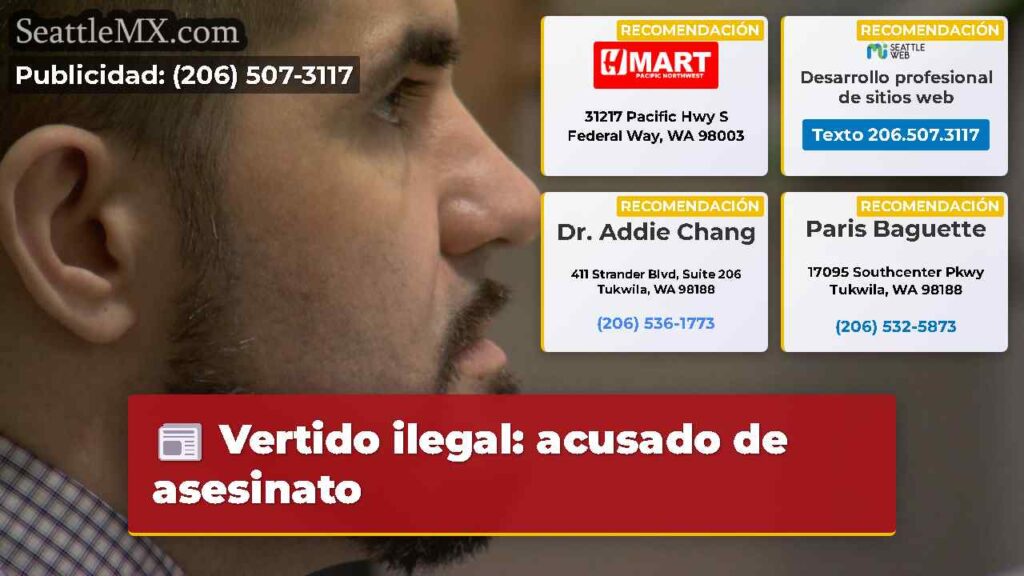 Vertido ilegal: acusado de asesinato