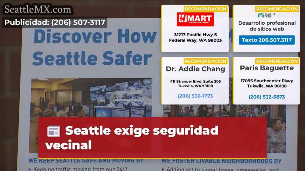 Seattle exige seguridad vecinal