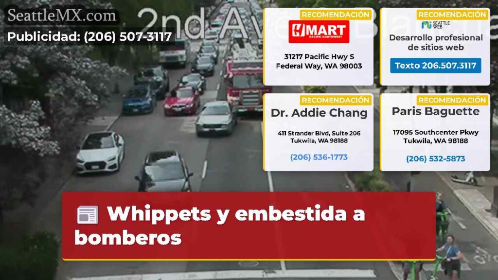 Whippets y embestida a bomberos