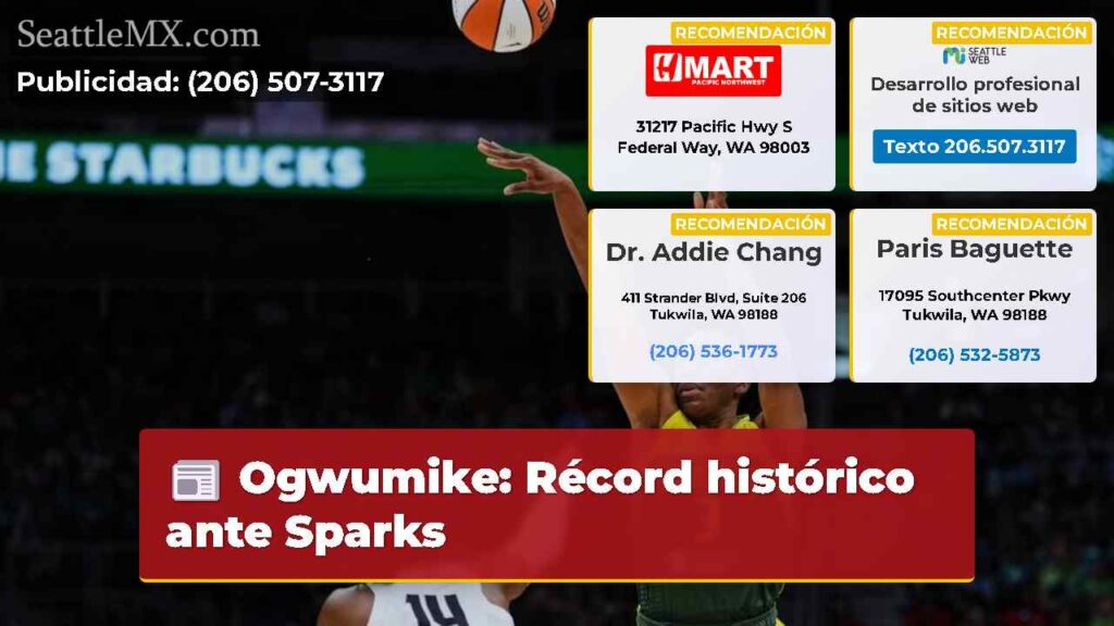 Ogwumike: Récord histórico ante Sparks