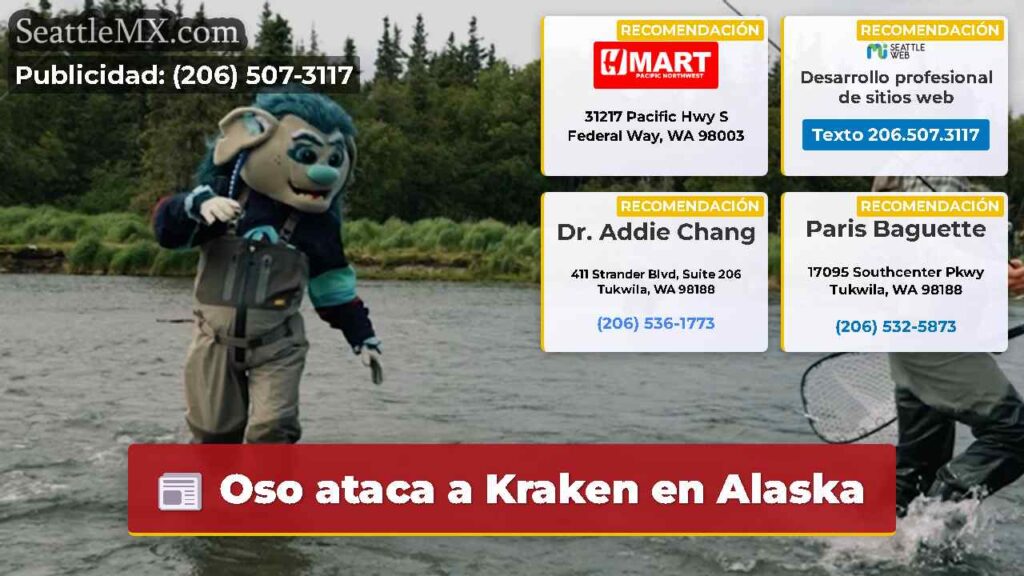 Oso ataca a Kraken en Alaska