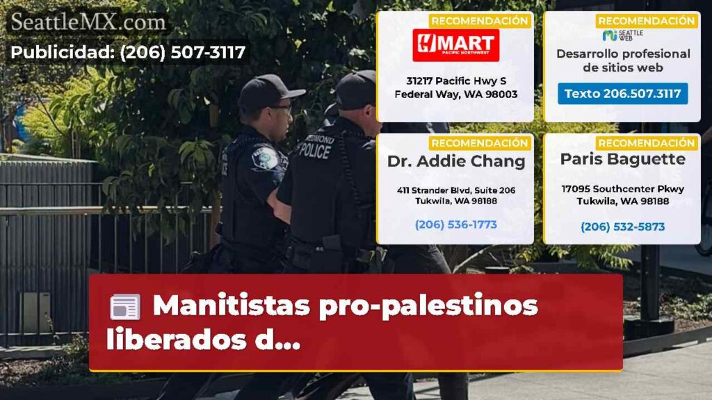 Manitistas pro-palestinos liberados d...