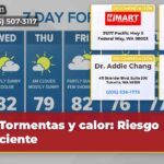 Tormentas y calor Riesgo creciente