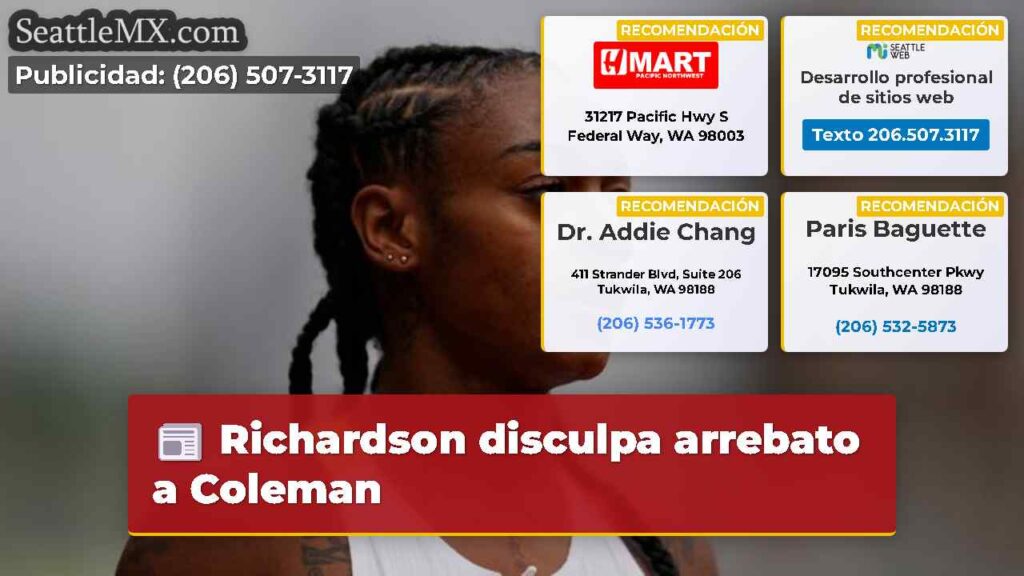 Richardson disculpa arrebato a Coleman