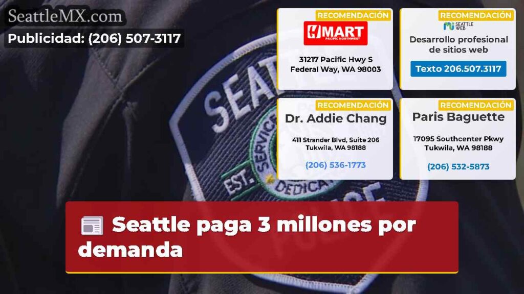 Seattle paga 3 millones por demanda