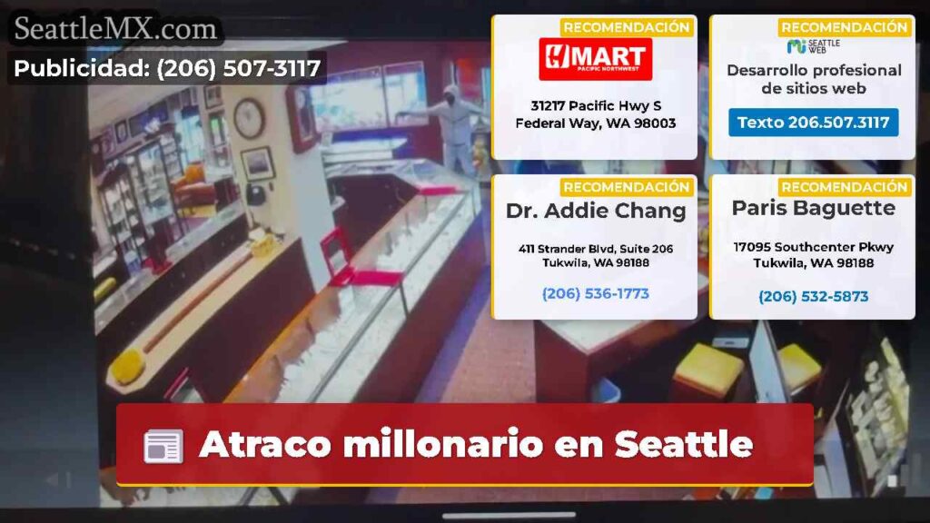 Atraco millonario en Seattle