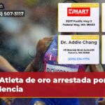 Atleta de oro arrestada por violencia