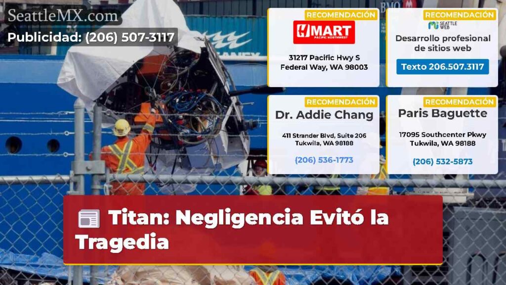 Titan: Negligencia Evitó la Tragedia