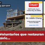 Voluntarios que restauran el históric…