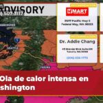 Ola de calor intensa en Washington