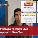 Prisionero huye del aeropuerto Sea-Tac