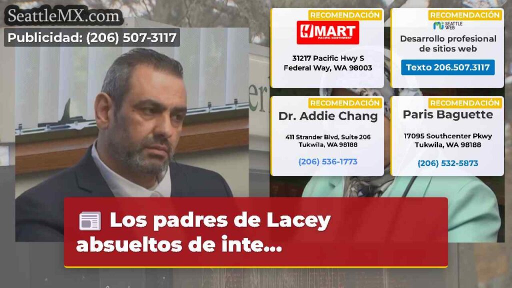 Los padres de Lacey absueltos de inte...