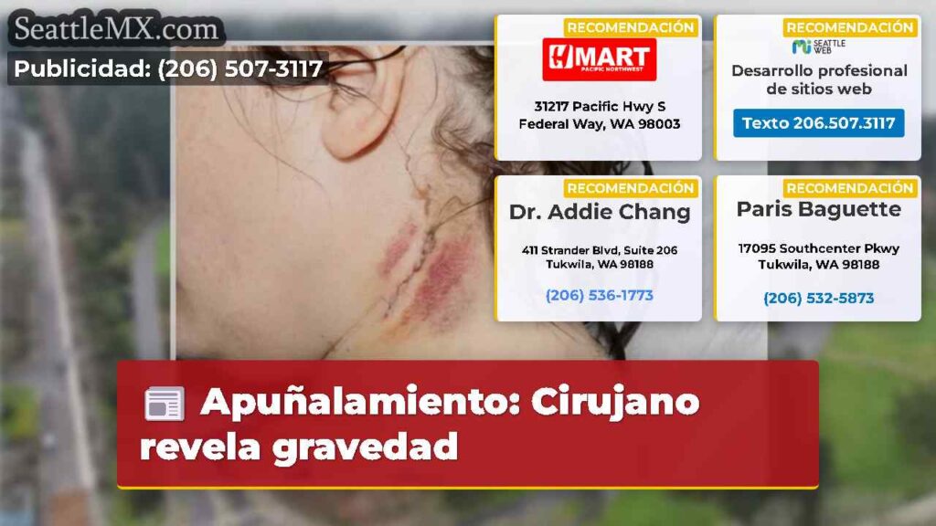 Apuñalamiento: Cirujano revela gravedad