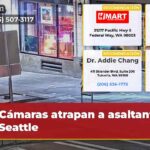 Cámaras atrapan a asaltante en Seattle