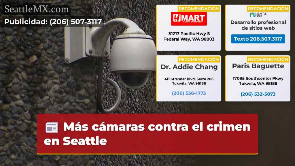 Más cámaras contra el crimen en Seattle