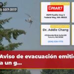 Aviso de evacuación emitido para un g…