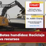 Botes hundidos Reciclaje salva recursos