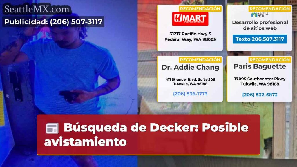 Búsqueda de Decker: Posible avistamiento