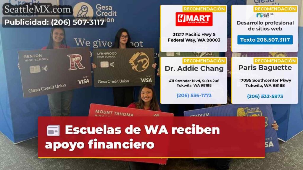 Escuelas de WA reciben apoyo financiero