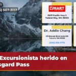 Excursionista herido en Aasgard Pass