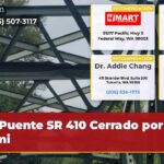 Puente SR 410 Cerrado por Semi