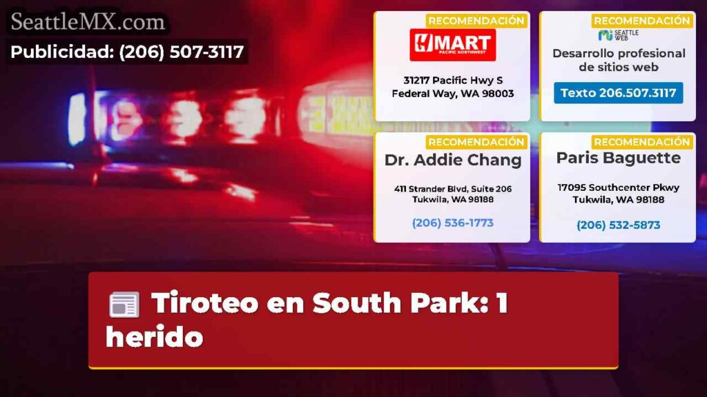 Tiroteo en South Park: 1 herido